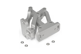 Zawias wewnętrzny przegubowy z aluminium | kąt otwarcia 90° | L1 75 mm - GANTER GN 7241-AL-75-EL