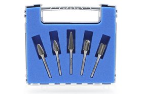 Zestaw pilników obrotowych do metalu HP-3 z węglika | fi 10 mm | niepowlekane | chwyt 6 mm - KARNASCH 114918U