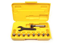 Oprawka zaciskowa do tulejek ER16 x 8 szt. - Morse 3 - Komplet (DM-076)