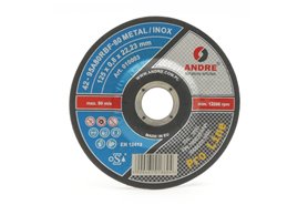 Tarcza wypukła do cięcia stali nierdzewnej | METAL+INOX | PRO-LINE | typ 42 | 125 x 0,8 x 22,2 mm | 95A80RBF - ANDRE 010003