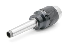 Uchwyt wiertarski bezkluczykowy samozaciskowy 0,5 - 10MM | zintegrowany z trzpieniem | gwint | płetwa wkręcana w zestawie - Morse MK2 - DARMET