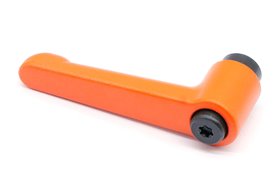 Rękojeść nastawna dźwignia z gwintem wewnętrznym GN 302-63-M6-OS, kolor pomarańczowy - ELESA+GANTER