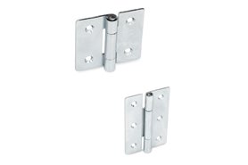 Zawias 60 x 90 mm | z otworami pod śruby z łbem stożkowym | stal ocynkowana - ELESA+GANTER GN 136-ST-60-90-C