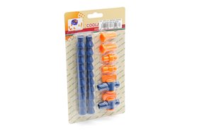 Zestaw przewodów do chłodziwa 2x145 mm | 8 elementów | system 1/4" - DS 2005-14