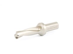 Wiertło składane 24 mm 3xD na płytki wieloostrzowe WCMX | chwyt walcowy 25 mm | chłodzenie wewnętrzne - DARMET (DE00WC04-25-240)