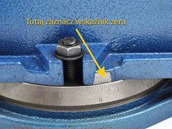 Imadło maszynowe obrotowe 160 mm do frezarki - FQM 160/140