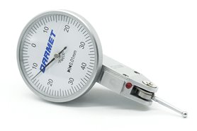 Czujnik diatest dźwigniowy | Pulpitas uchylny zegarowy poziomy | zakres 0 - 0,8 mm - DARMET 560-011