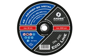 Tarcza wypukła do cięcia ECO-LINE | typ 42 | 230 x 3 x 22,2 mm | A24RBF - ANDRE 020917