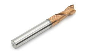 Frez 2-ostrzowy 6 mm | uniwersalny do 55 HRC | Gold | pełnowęglikowy VHM - DARMET 206165006G