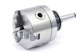 Uchwyt tokarski 100 mm | 3 - szczękowy | mocowanie stożek Morse MS2 - Darmet (DM-377)