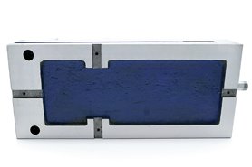 Imadło maszynowe stałe 200 mm z dociskiem szczęki | poziomo - pionowe - FPQ 200/190