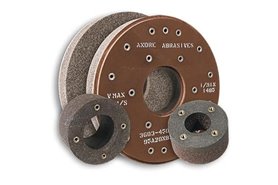 Ściernica tarczowa z wkładkami gwintowymi | typ 36 - 150 x 72 x 56 mm | 95A 16P - ANDRE 110466