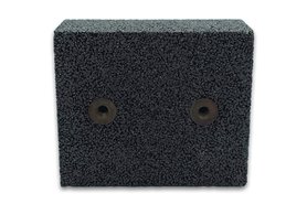 Segment prostokątny z dwoma wkładkami gwintowymi 80 x 40 x 95 mm | typ 3121 | 98C20M6B - ANDRE 140171