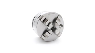 Uchwyt tokarski samocentrujący spiralny, stalowy, 4 - szczękowy: 125 MM (DIN 6350) - BISON BIAL (3774-125)