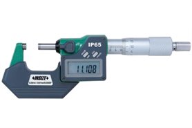 Mikrometr zewnętrzny 0-25mm/0-1" | Wodoodporny | Rozdzielczość: 0.001mm/0.00005" | cyfrowy | elektroniczny - INSIZE 3108-25A