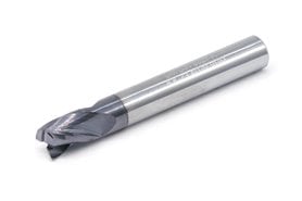 Frez trzpieniowy z chwytem walcowym do metalu 8 mm | 3-ostrzowy | DIN 6527-A VHM/TiAIN - DARMET