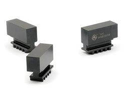 Szczęki jednolite miękkie 100 mm SJM | Komplet 3 szt. | do uchwytów 32**, 35**, 3-szczękowych - BISON-BIAL 398536010900