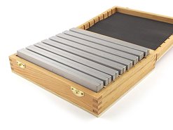 Bloczki równoległościenne | podkładki frezarskie 200 x 8 mm | zestaw 8 par | PF 200/8 - 17/43x8 PB156-3