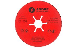 Tarcza fibrowa - 127MM x 22,2MM, ziarnistość C24 - ANDRE (820005)