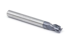 Frez trzpieniowy z chwytem walcowym do metalu 6 mm | 3-ostrzowy | DIN 6527-A VHM/TiAIN - DARMET