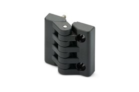 Zawias 65 x 64 mm, z trzpieniami gwintowanymi i otworami pod śruby z łbem cylindrycznym, trzpień M6x18 mm, otwory 6,5 mm | ELESA+GANTER CFA.65 p-M6x18-CH-6