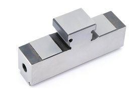 Szczęka ruchoma środkowa ze stopniem 121 mm do imadeł precyzyjnych FPZ 125 - DARMET