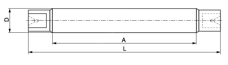 Trzpień wiertarski DIN40 - B18 - 40MM - ZM KOLNO (Typ 5374)