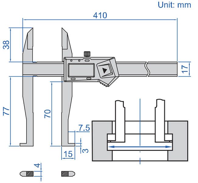 suwmiarka elektroniczna insize 1129