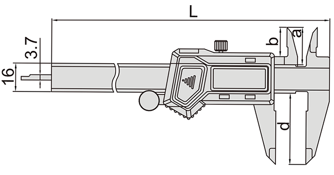 suwmiarka elektroniczna insize- wymiary