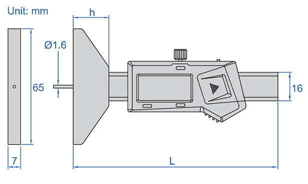 Głębokościomierz insize 1140