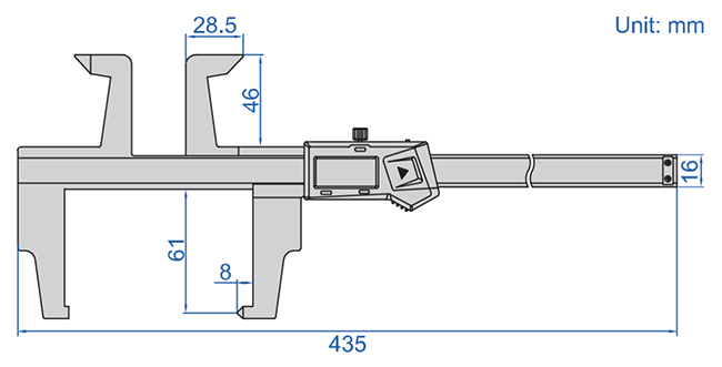 suwmiarka elektroniczna insize 1168 wymiary
