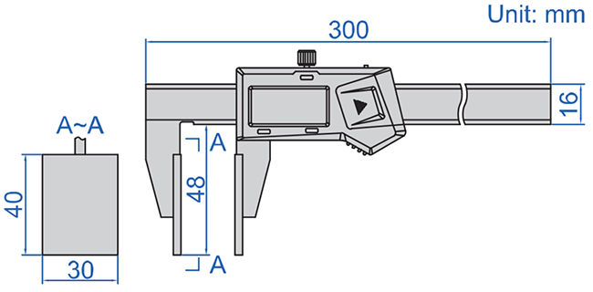 suwmiarka elektroniczna insize 1172 wymiary