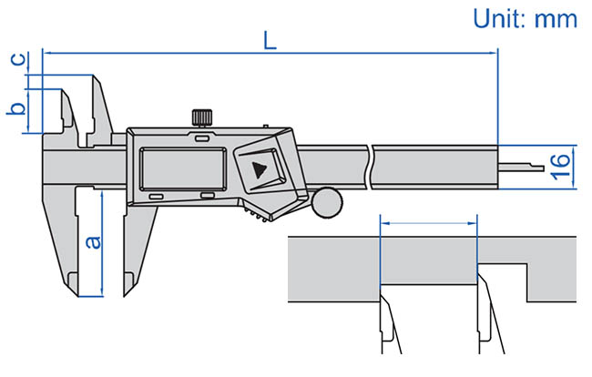 suwmiarka elektroniczna insize 1184A
