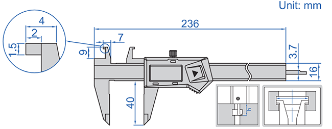 suwmiarka elektroniczna insize 1191
