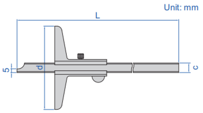 Głębokościomierz insize 1240