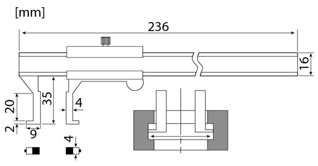 suwmiarka elektroniczna insize 1120 - wymiary