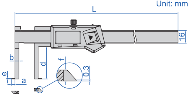 suwmiarka elektroniczna insize 1520 - wymiary