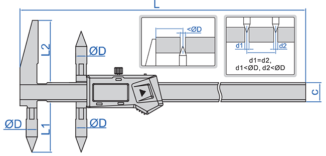 suwmiarka elektroniczna insize 1525