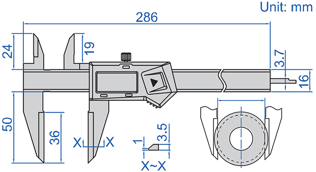 suwmiarka elektroniczna insize 1532