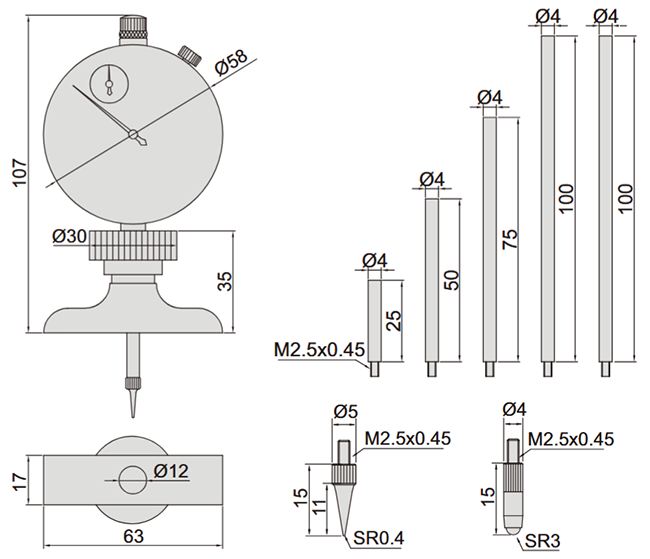 Głębokościomierz insize 2342_201