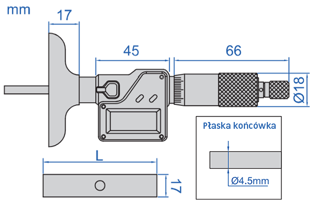 Głębokościomierz insize 2145_201