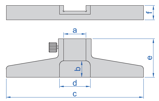 podstawa do suwmiarki 6140 rysunek techniczny