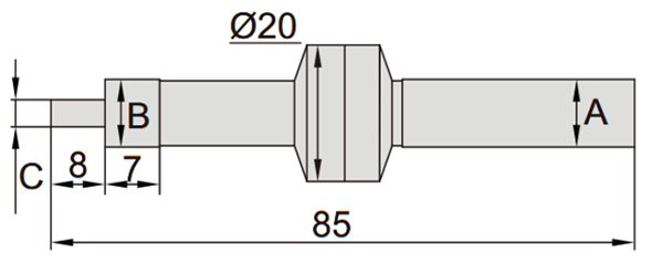 Czujnik krawędziowy mechaniczny insize 6562