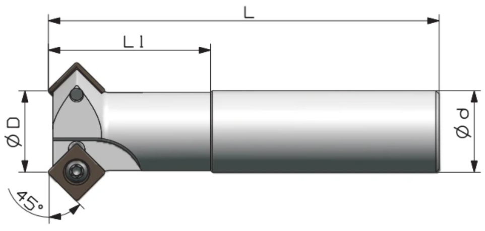 fazownik 45 stopni - wymiary