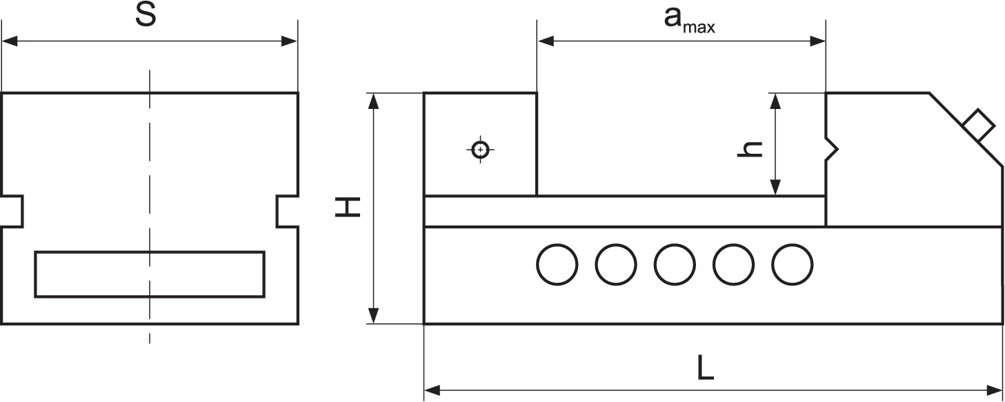 IMADŁO PRECYZYJNE STALOWE BEZWRZECIONOWE 125MM, SPZB 125/160