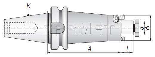 Trzpień frezarski zabierakowy MAS 403-BT (APX-7388)