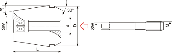 Tulejka zaciskowa ER16 - 3,5x2,7