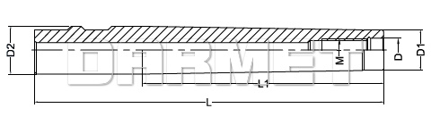 Oprawka do głowic wkręcanych 20MM-75MM-M10 - APX (MCPY)