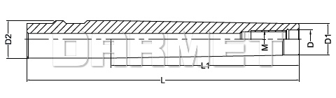 Oprawka do głowic wkręcanych 20MM-150MM-M8 - APX (MCPY)