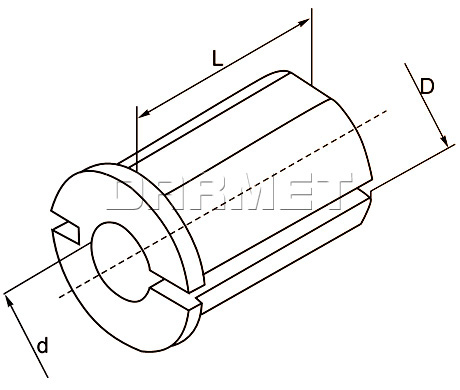 Redukcja typu cylindrycznego - RW.D20.12L - APX (Typ 1226)